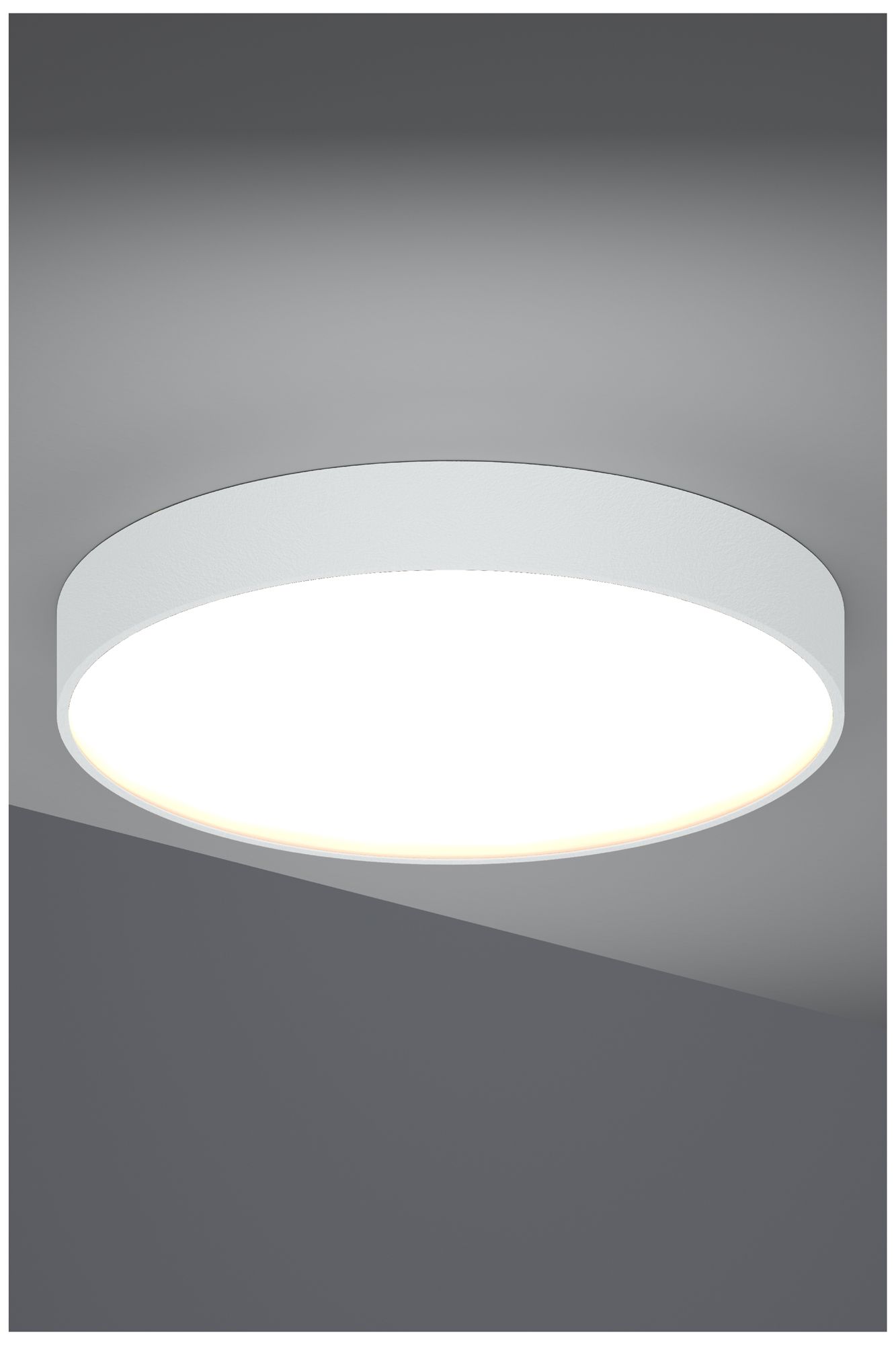 Image 2 Jazz 24" Wide White Round Surface Mount - Direct more views
