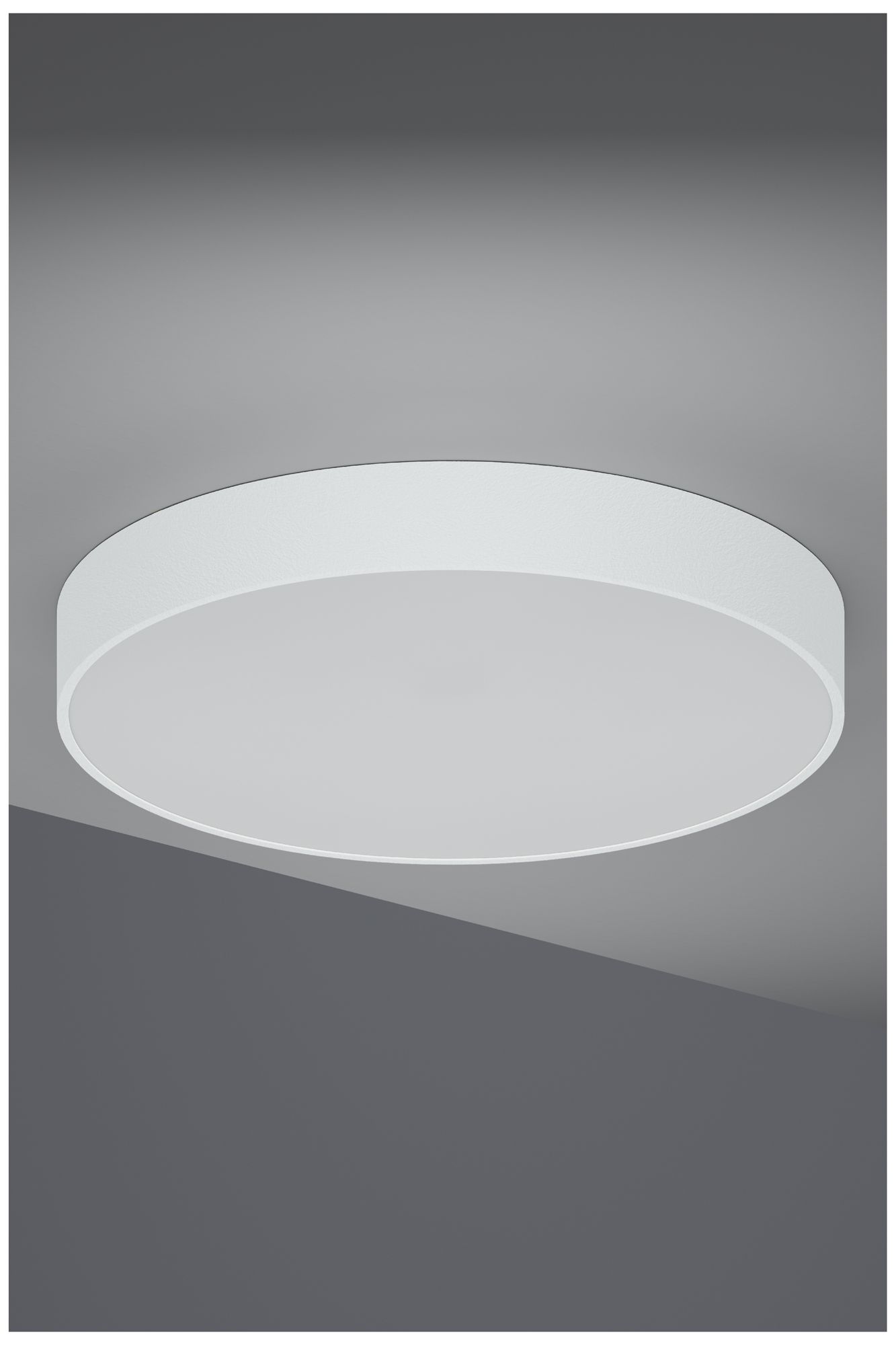 Image 3 Jazz 24" Wide White Round Surface Mount - Direct more views