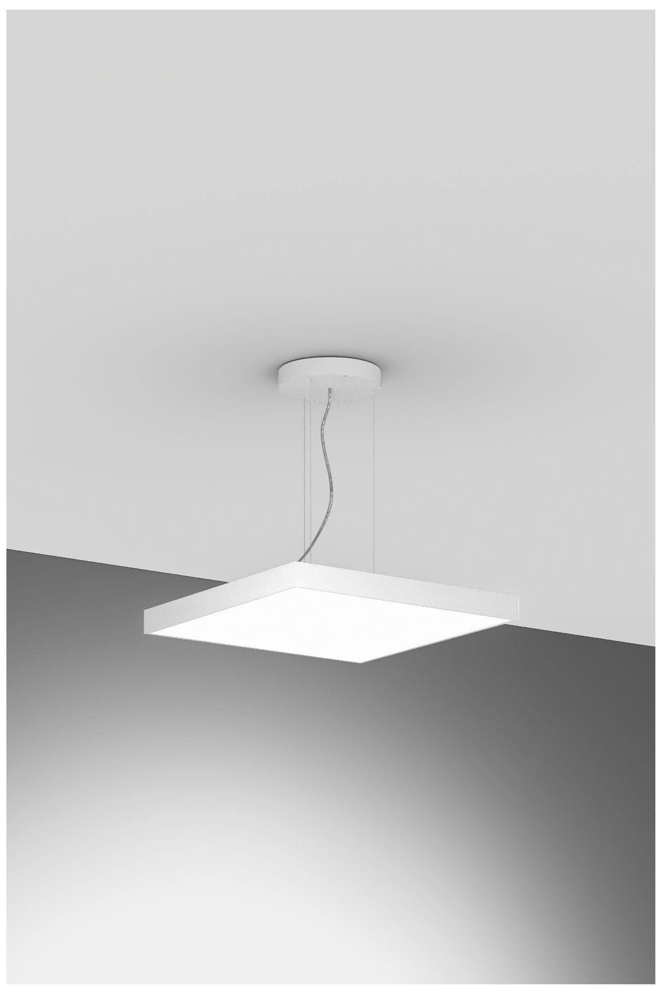 Image 2 Jazz 24" Wide White Round LED Pendant - Direct more views