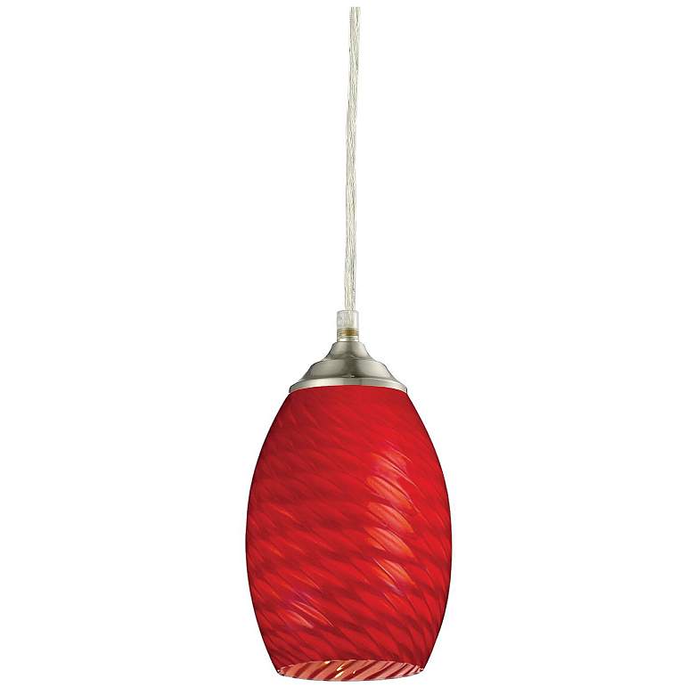 Image 1 Jazz by Z-Lite Brushed Nickel 1 Light Mini Pendant