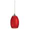 Jazz by Z-Lite Brushed Nickel 1 Light Mini Pendant