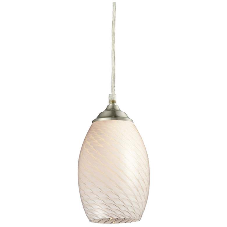 Image 1 Jazz by Z-Lite Brushed Nickel 1 Light Mini Pendant