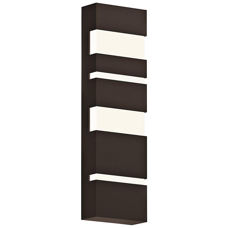 Image 1 Jazz Notes 21" High Textured Bronze LED Outdoor Wall Light