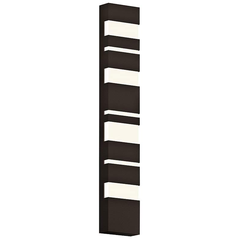 Image 1 Jazz Notes 36" High Textured Bronze LED Outdoor Wall Light