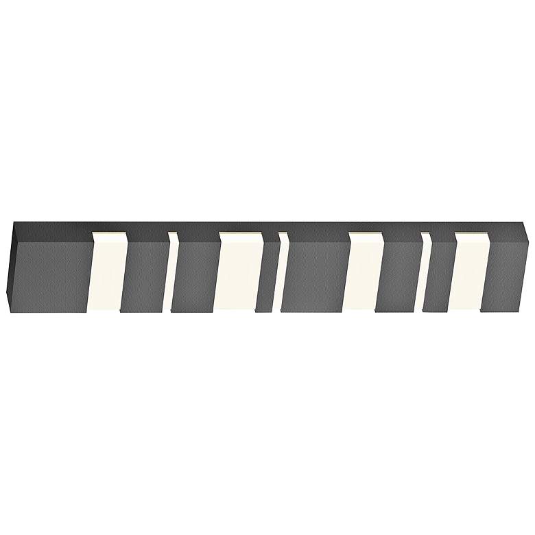 Image 2 Jazz Notes 36" High Textured Gray LED Outdoor Wall Light more views