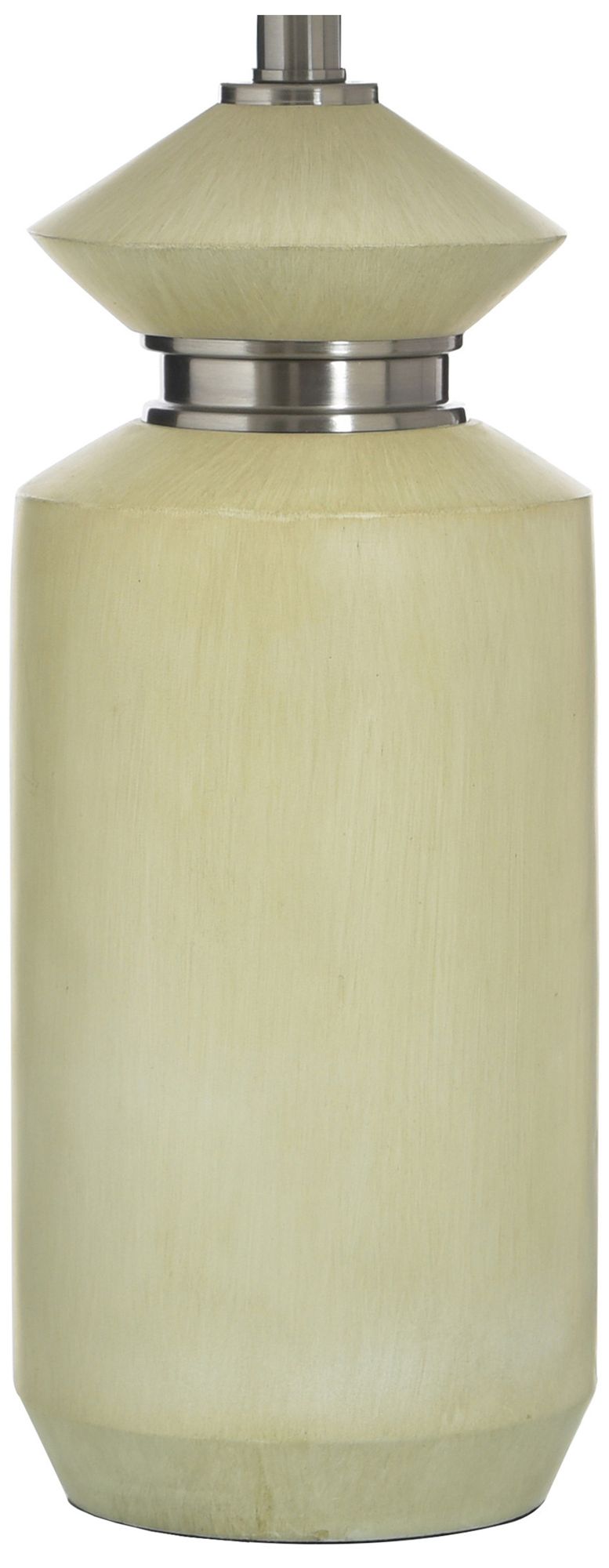 Image 4 Jean 29" High Pettye Ivory & Silver Table Lamp with Light Oatmeal Shade more views