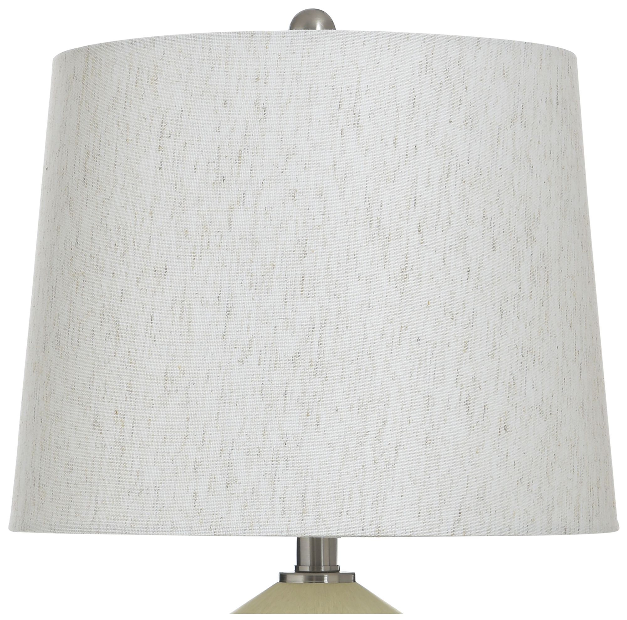 Image 5 Jean 29" High Pettye Ivory & Silver Table Lamp with Light Oatmeal Shade more views