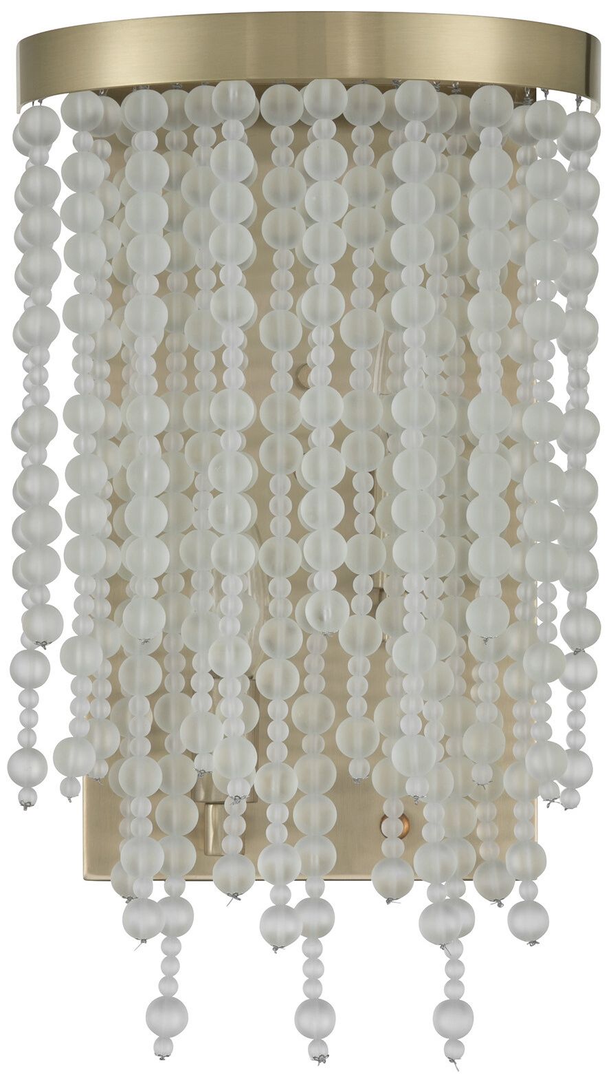 Image 2 Jeanette 2-Light Wall Sconce in Noble Brass more views