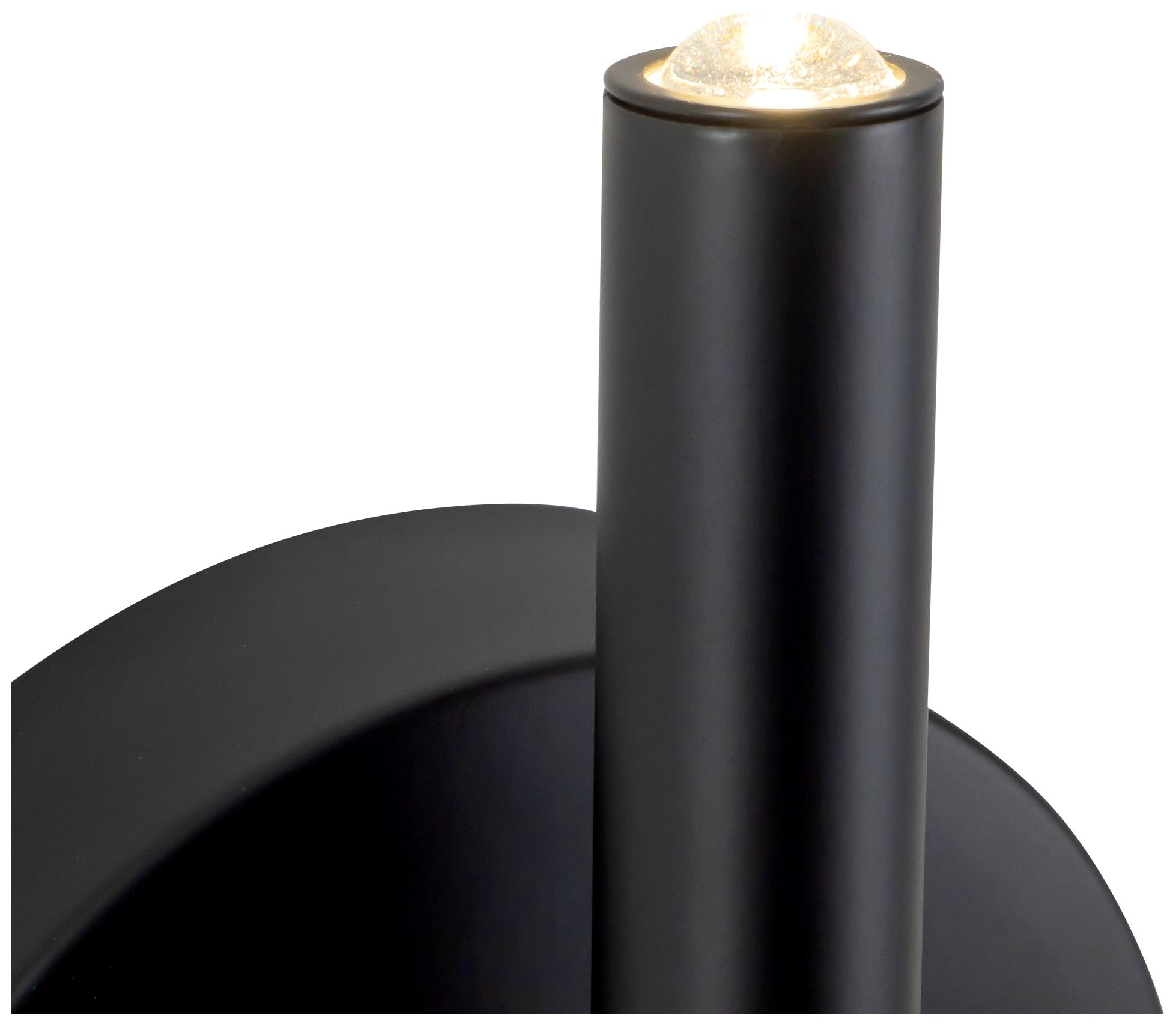 Image 3 Jeanie 18-in Matte Black dimmable LED Wall Sconce more views