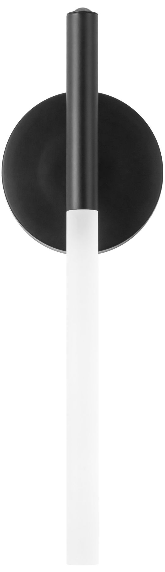 Image 5 Jeanie 18-in Matte Black dimmable LED Wall Sconce more views