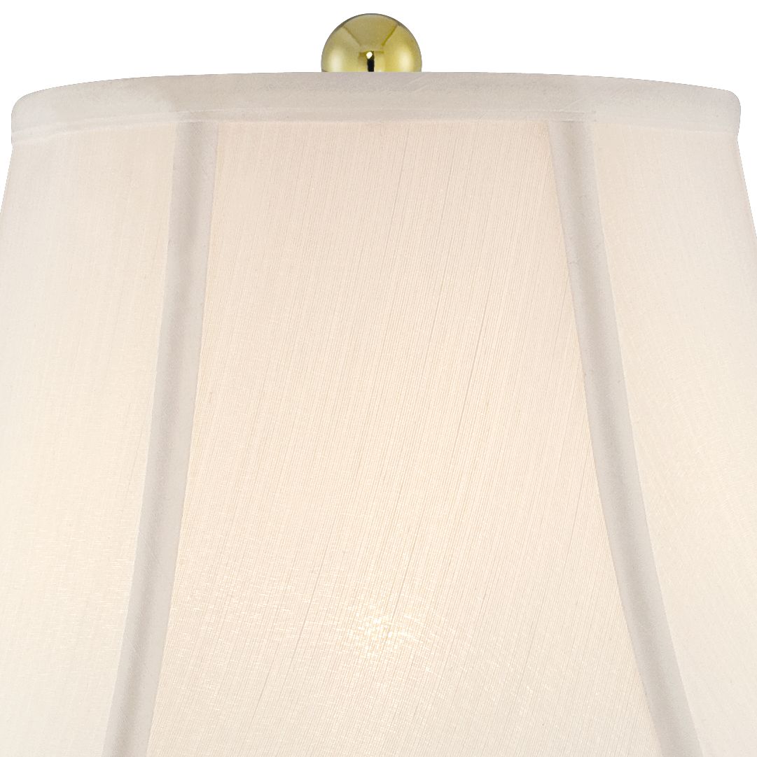 Image 3 Jeannie 26 1/2" Brass and Cut Glass Urn Table Lamps Set of 2 more views