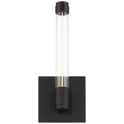 Jedi 12.63&quot;H x 5&quot;W 1-Light Wall Sconce in Black