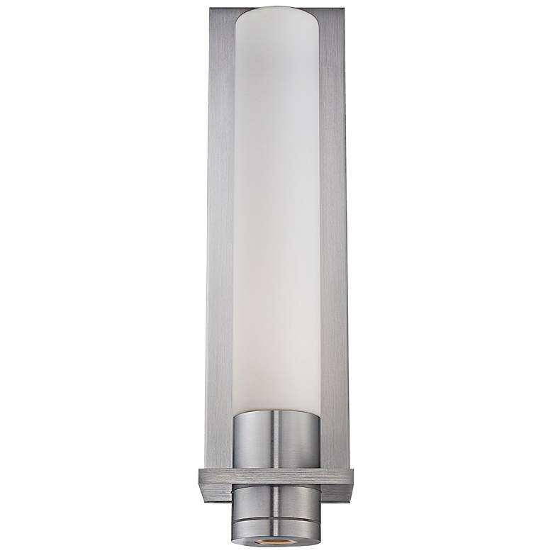 Image 1 Jedi 17 3/4" High Brushed Aluminum LED Outdoor Wall Light