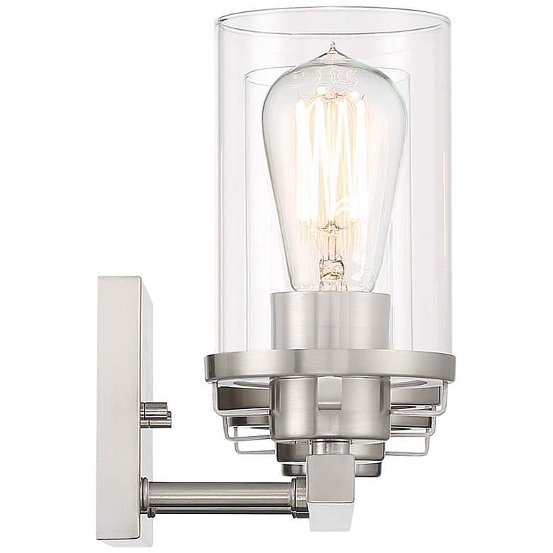 Image 5 Jedrek 24" Wide Brushed Nickel 3-Light Vanity Bath Light more views