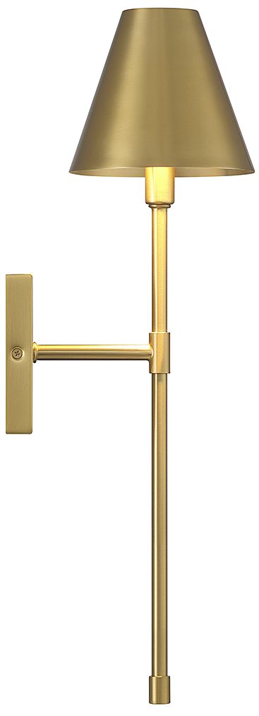 Image 5 Jefferson 1-Light Wall Sconce in Warm Brass more views