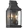 Jefferson 10 1/2" High Charcoal Outdoor Wall Light
