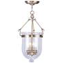3_Jefferson 10" Wide Antique Brass 3-Light Mini Pendant