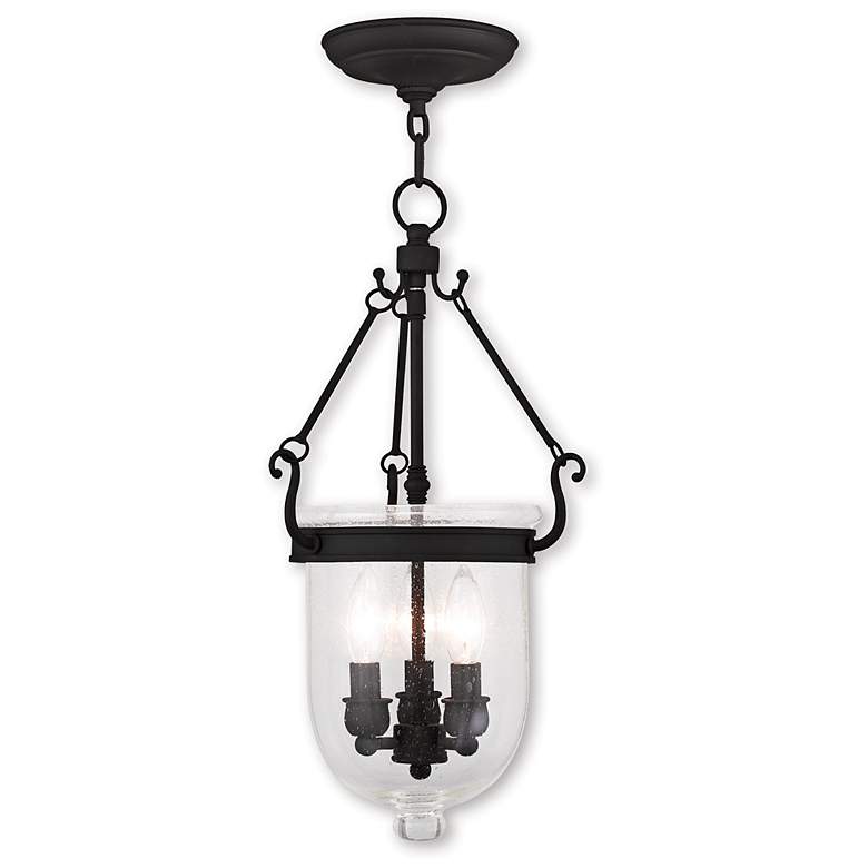 Image 2 Jefferson 10" Wide Black 3-Light Mini Pendant
