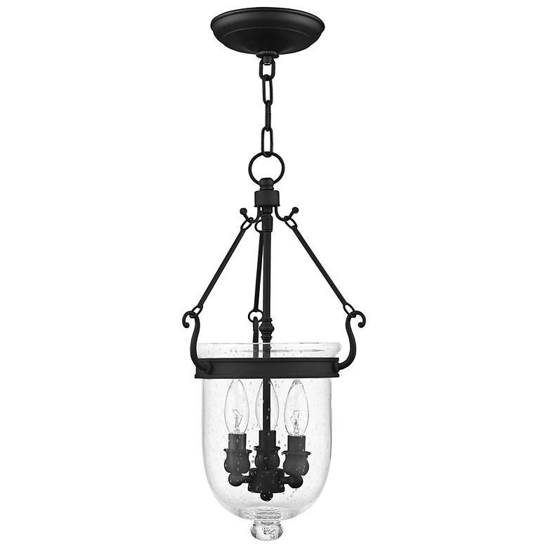 Image 3 Jefferson 10" Wide Black 3-Light Mini Pendant more views