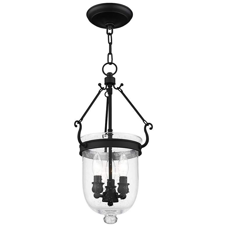 Image 5 Jefferson 10" Wide Black 3-Light Mini Pendant more views