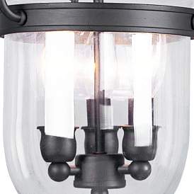 Image3 of Jefferson 10" Wide Bronze 3-Light Bell Jar Ceiling Light more views
