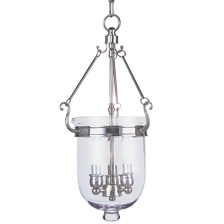 Image 3 Jefferson 10" Wide Polished Nickel 3-Light Mini Pendant