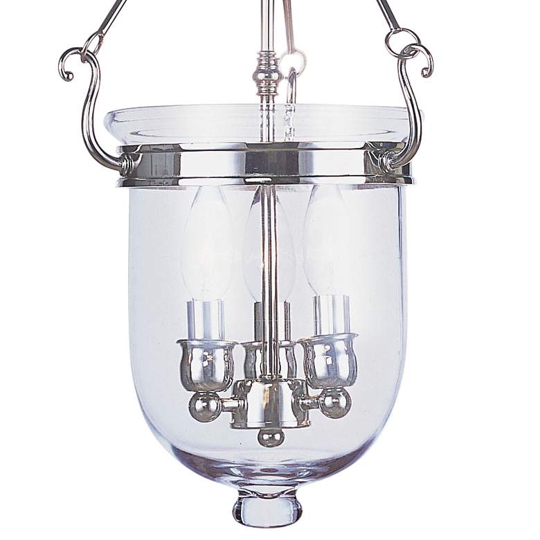 Image 4 Jefferson 10" Wide Polished Nickel 3-Light Mini Pendant more views