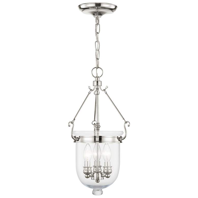 Image 6 Jefferson 10" Wide Polished Nickel 3-Light Mini Pendant more views