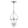 7_Jefferson 10" Wide Polished Nickel 3-Light Mini Pendant more views