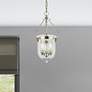 Jefferson 10" Wide Polished Nickel 3-Light Mini Pendant in scene