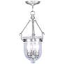 2_Jefferson 10"W Brushed Nickel and Clear Glass Mini Pendant