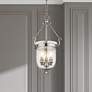 1_Jefferson 10"W Brushed Nickel and Clear Glass Mini Pendant