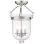2_Jefferson 12" Wide Brushed Nickel 3-Light Ceiling Light