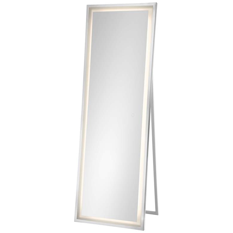 Image 1 Jefferson Back-lit 20 inch x 60 inch Freestanding LED Floor Mirror