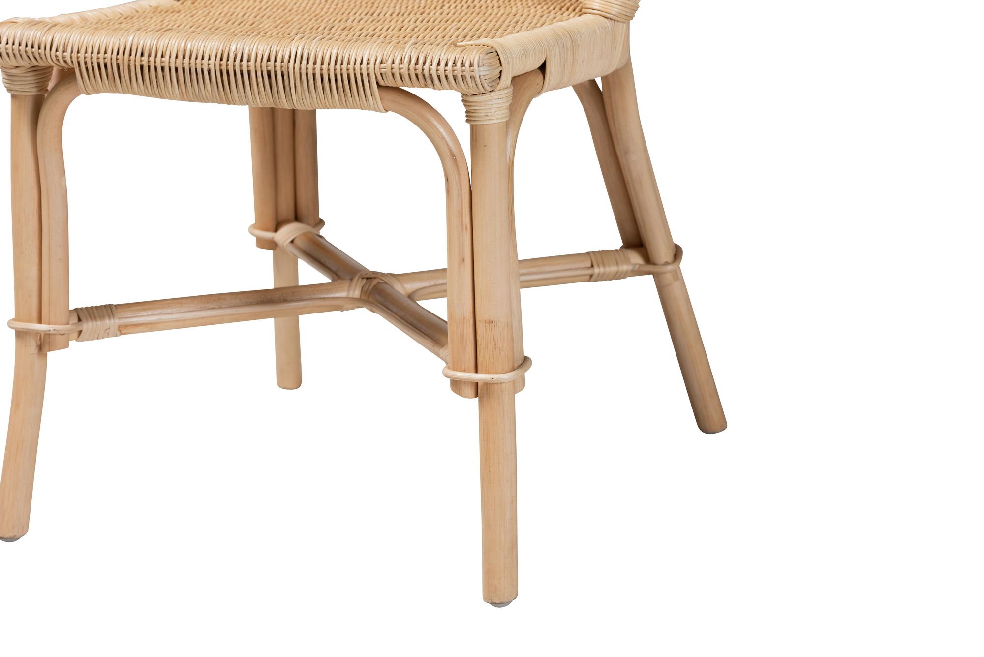 Image 4 Jelita Natural Brown Rattan Dining Chairs Set of 2 more views