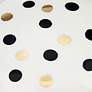 3_Jemma 6" White Black Polka Dot Ceramic Mushroom Ornaments Set of 2 more views