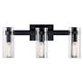 5_Jemsa 22 3/4" Wide Black 3-Light Vanity Bath Light more views