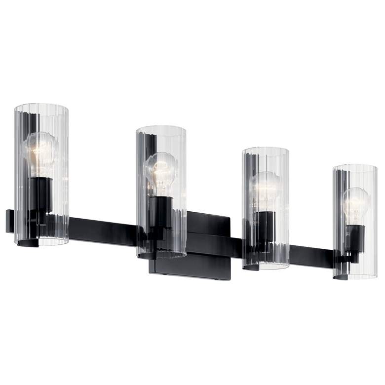 Image 2 Jemsa 32 Inch 4 Light Vanity in Black more views