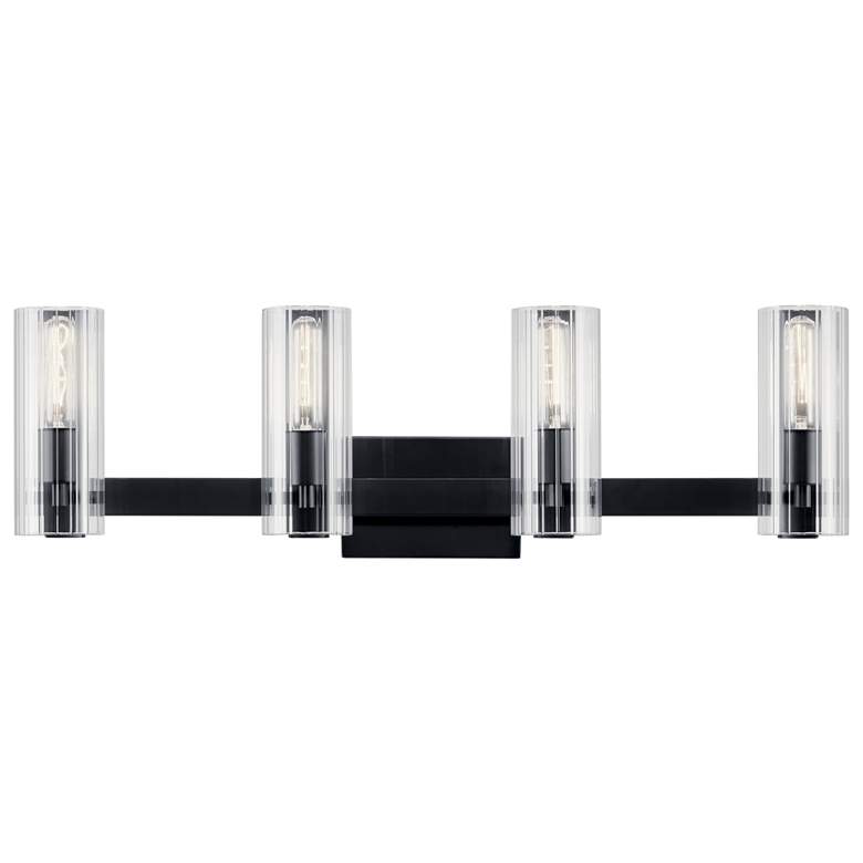 Image 4 Jemsa 32 Inch 4 Light Vanity in Black more views