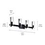 6_Jemsa 32 Inch 4 Light Vanity in Black more views