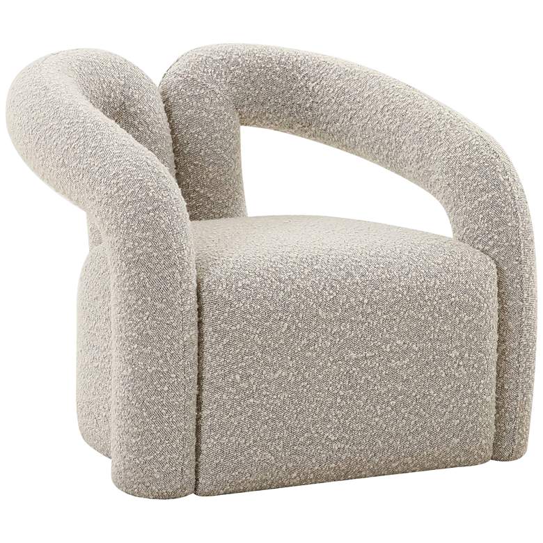 Image 1 Jenn Gray Boucle Fabric Accent Chair