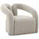 Jenn Gray Boucle Fabric Accent Chair