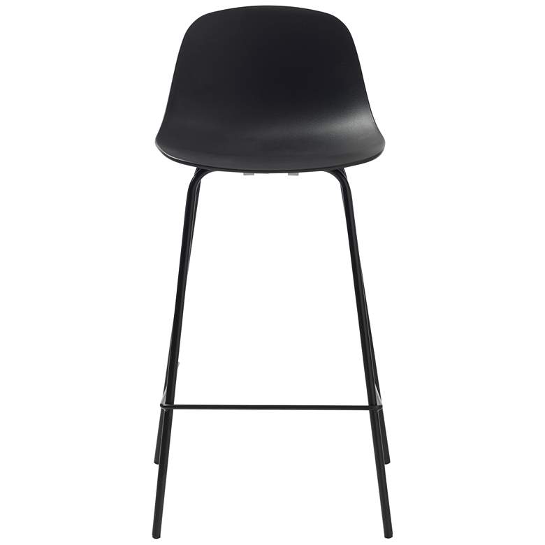 Image 3 Jenna Black Plastic Counter Stools Set of 2 more views