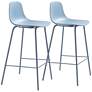 1_Jenna Dusty Blue Plastic Counter Stools Set of 2
