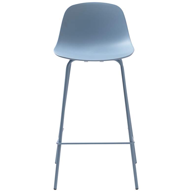 Image 3 Jenna Dusty Blue Plastic Counter Stools Set of 2 more views