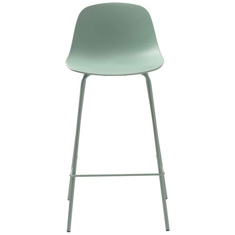 Image 3 Jenna Mint Plastic Counter Stools Set of 2 more views