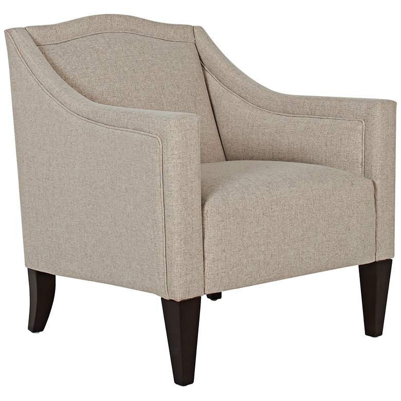 Image 1 Jennifer Taylor Jacqueline Feather Gray Fabric Accent chair