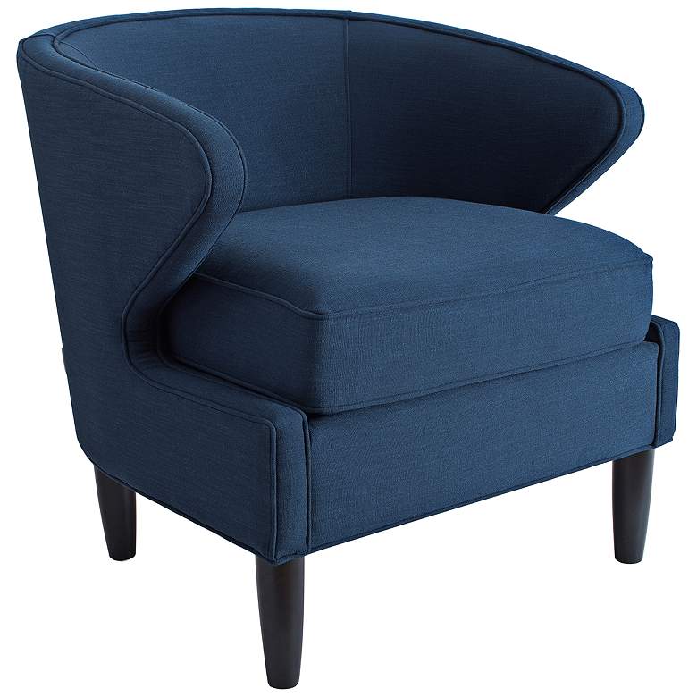 Image 1 Jennifer Taylor Sophia Midnight Blue Fabric Accent Chair