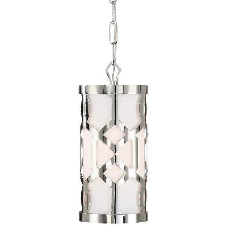 Image 3 Jennings Collection 6 1/4 inch Wide Polished Nickel Mini Pendant