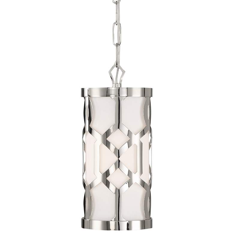 Image 3 Jennings Collection 6 1/4" Wide Polished Nickel Mini Pendant